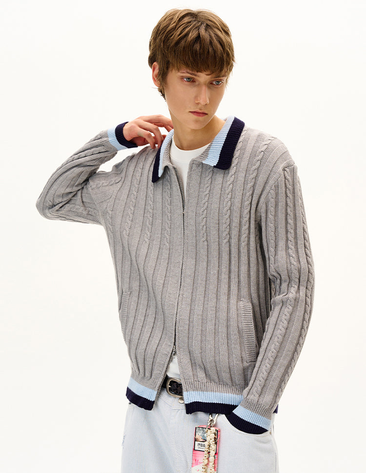 MADWITCH UNISEX KNIT CARDIGAN SWEATER #AK064