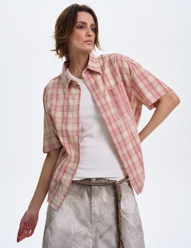 MADWITCH VINTAGE SHORT-SLEEVE SHIRT #C007