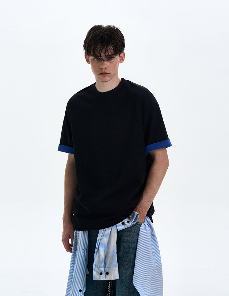 MADWITCH COLOR BLOCK SHORT TEE #C1980C25