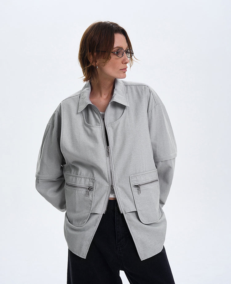 MADWITCH DECONSTRUCTED DESIGN JACKET #W218