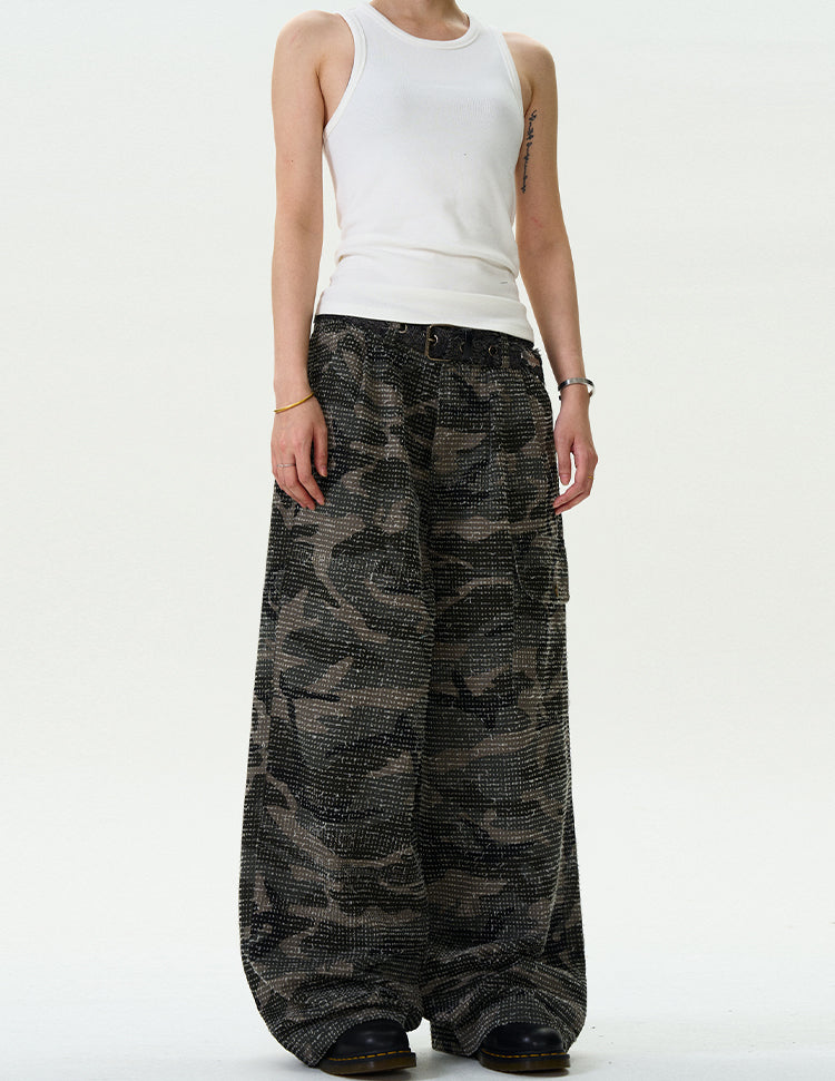 MADWITCH LOOSE FIT HIGH STREET CARGO PANTS #L382