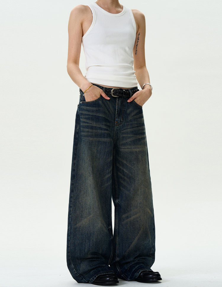 MADWITCH LOOSE VINTAGE JEANS #FX056