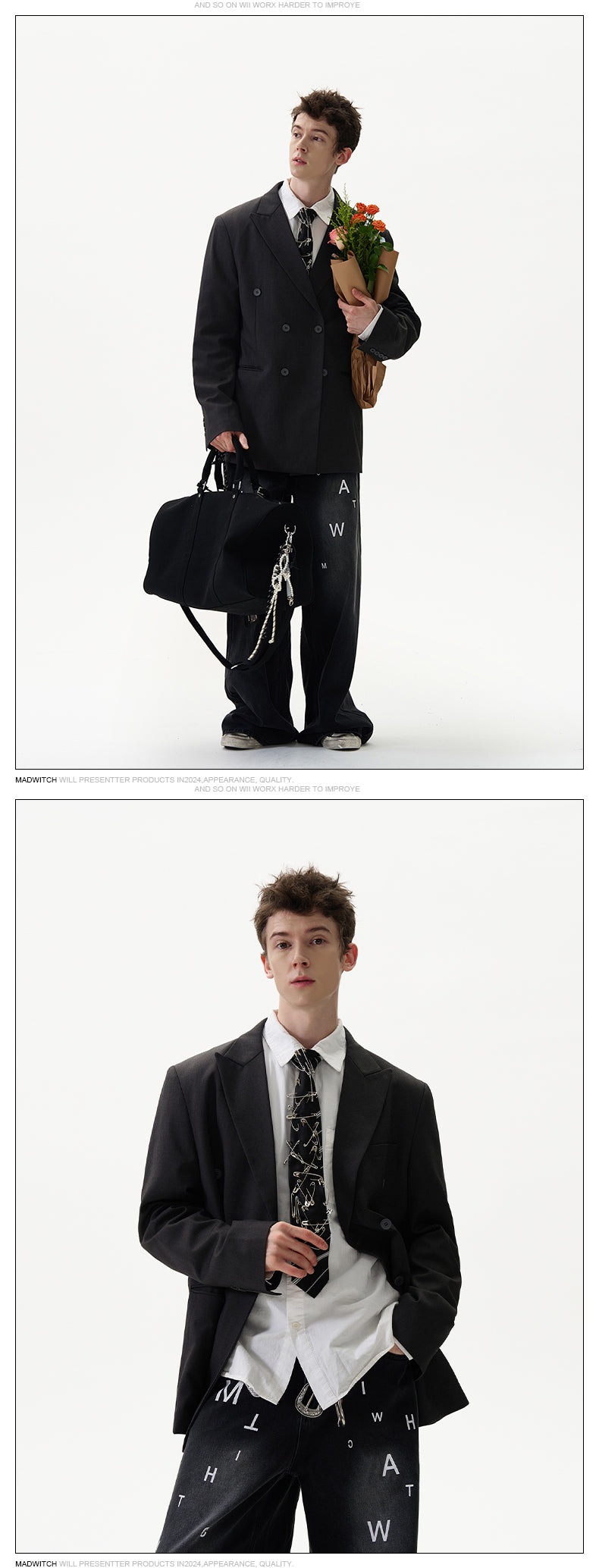 MADWITCH CASUAL SUIT JACKET #NR9982