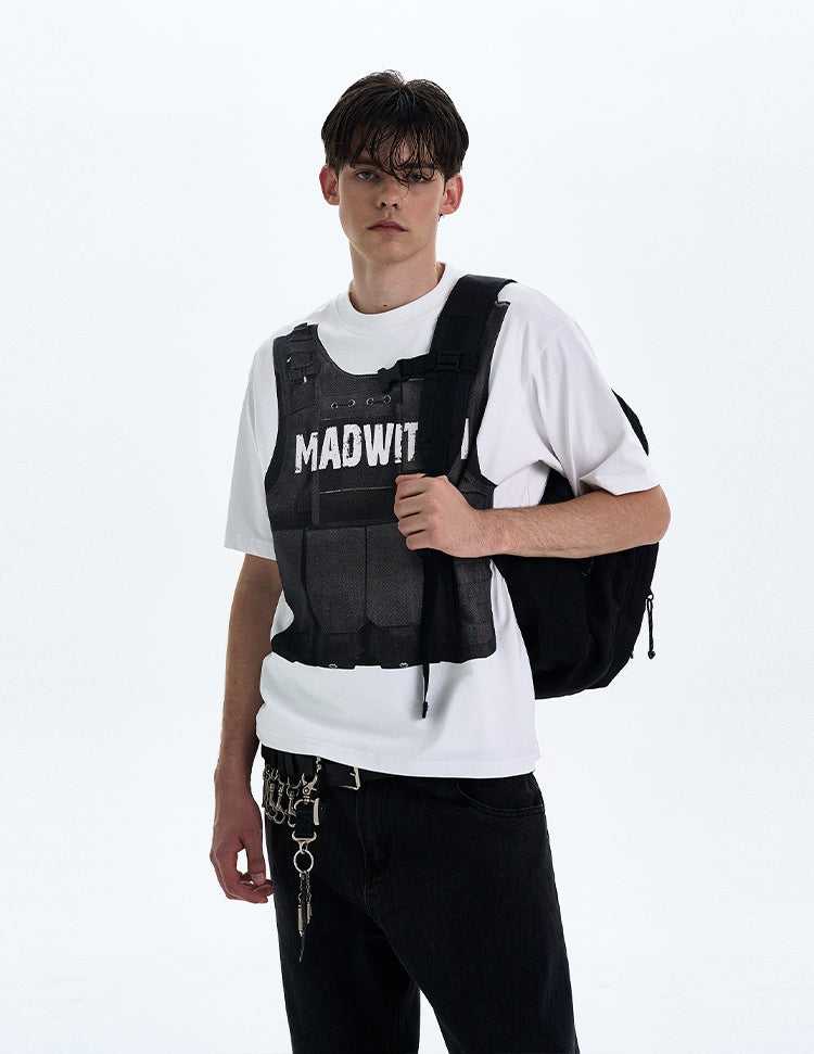 MADWITCH ORIGINAL TACTICAL VEST T-SHIRT #MD4190