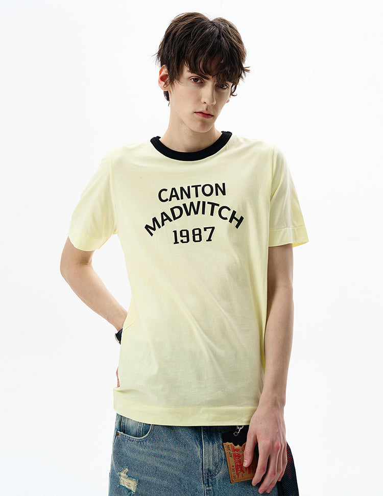 MADWITCH CREW NECK DROP SHOULDER TEE #MD4198