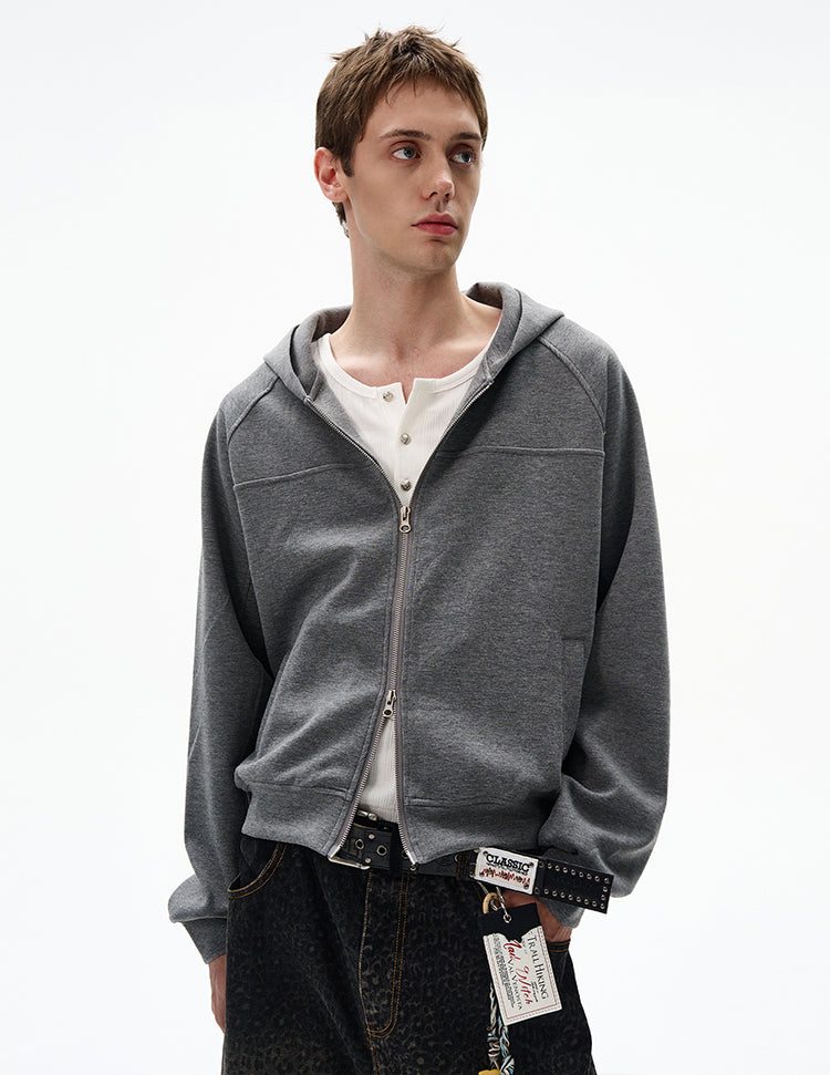 MADWITCH UNISEX HOODED CARDIGAN COAT #RH44