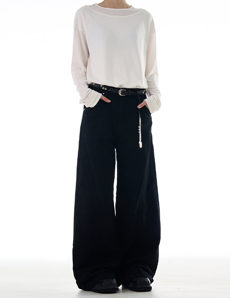 MADWITCH INVERTED DESIGN CARGO PANTS #AB1024