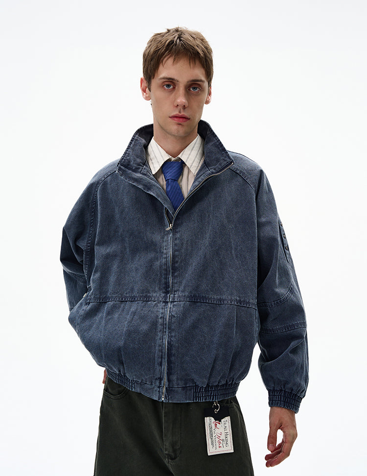MADWITCH UNISEX DECONSTRUCTED WASHED JACKET #W223
