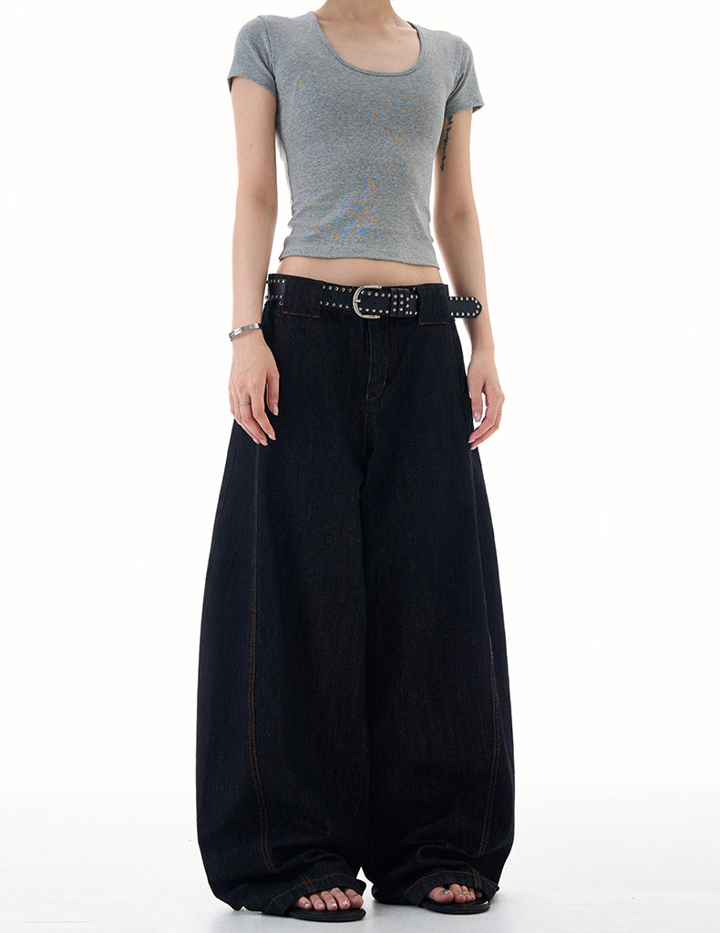 MADWITCH RELAXED FIT CLEAN DENIM PANTS #G6480