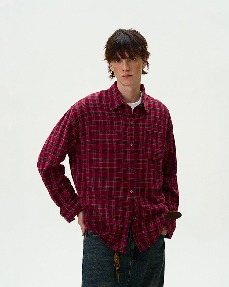MADWITCH RED COTTON SHIRT #8926