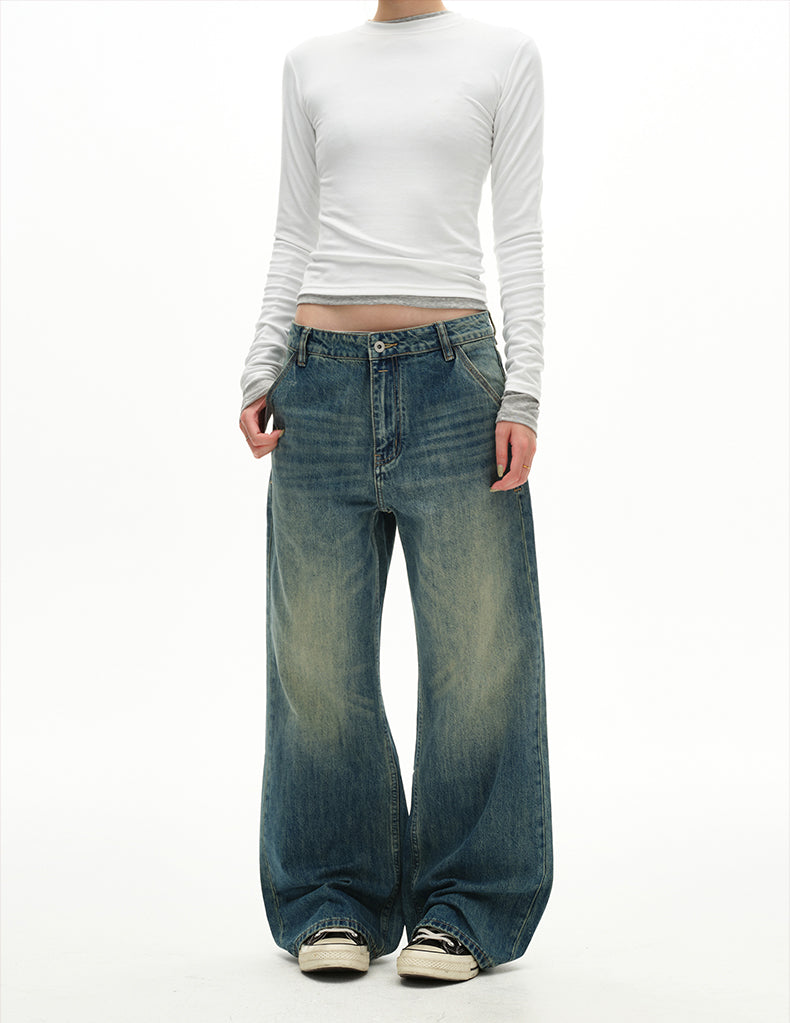 MADWITCH VINTAGE STRAIGHT DENIM #CK5525
