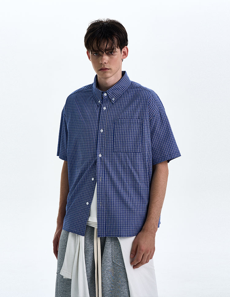 MADWITCH PREPPY PLAID SHIRT #CR216