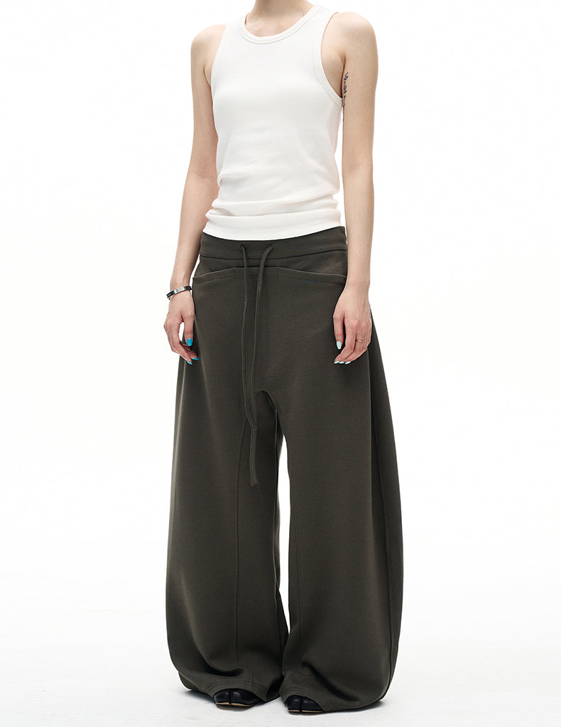 MADWITCH VINTAGE CURVED PATCH SWEATPANTS #C928