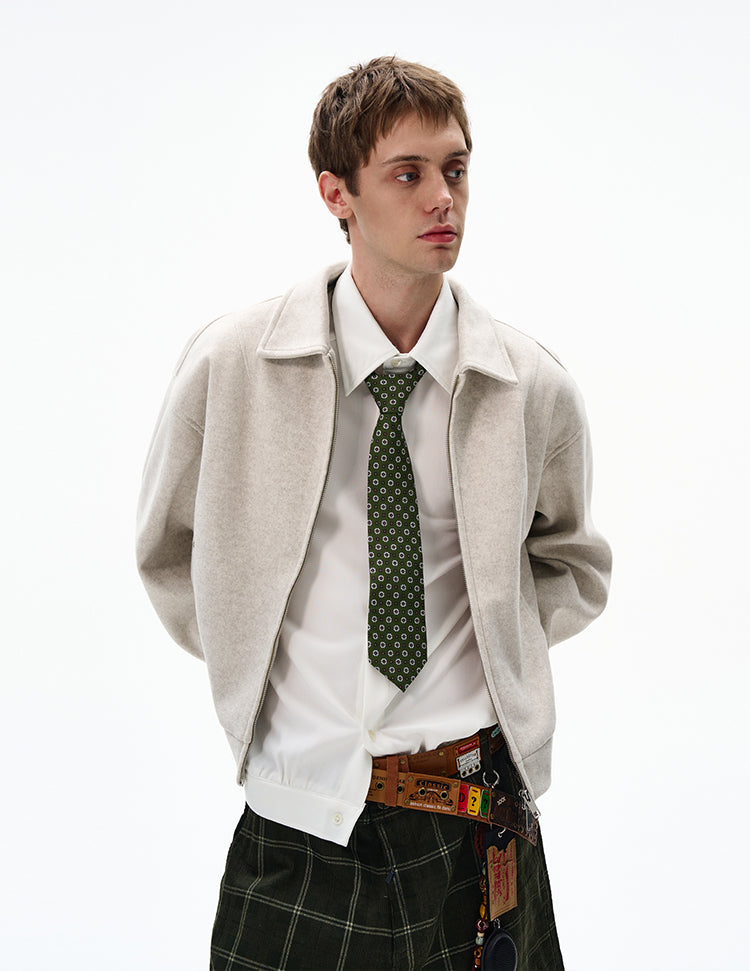MADWITCH UNISEX MINIMALIST CROPPED JACKET #6276
