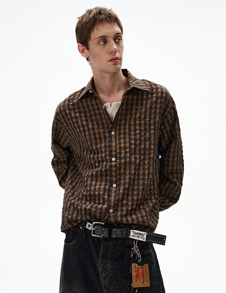MADWITCH UNISEX BUBBLE GAUZE SHIRT #CR6237