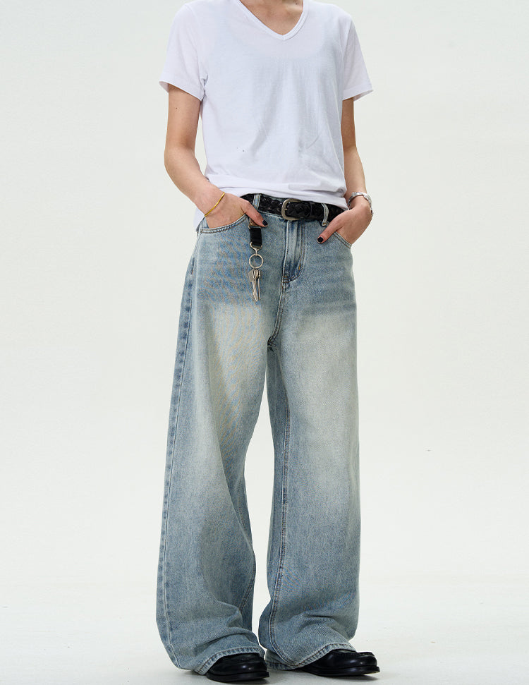 MADWITCH CLASSIC WASHED JEANS #K9358
