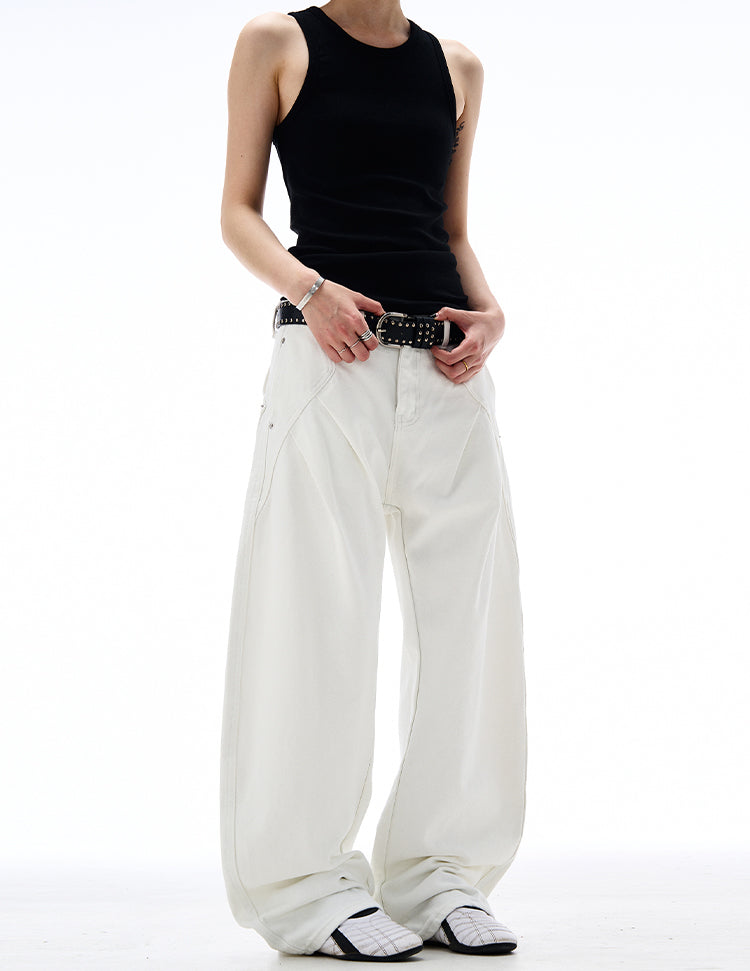 MADWITCH CLEANFIT PLEATED CARGO PANTS #AB1027