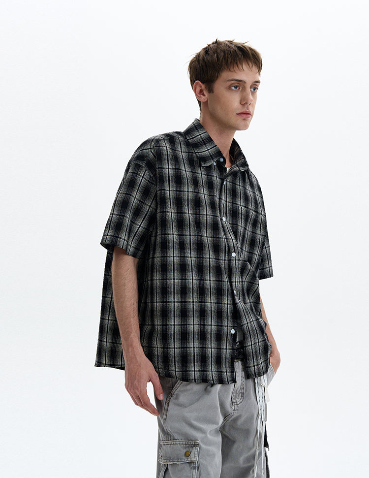 MADWITCH VINTAGE CHECK SHIRT #CR226
