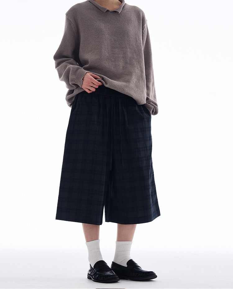 MADWITCH NEUTRAL VINTAGE CROPPED PANTS #L486
