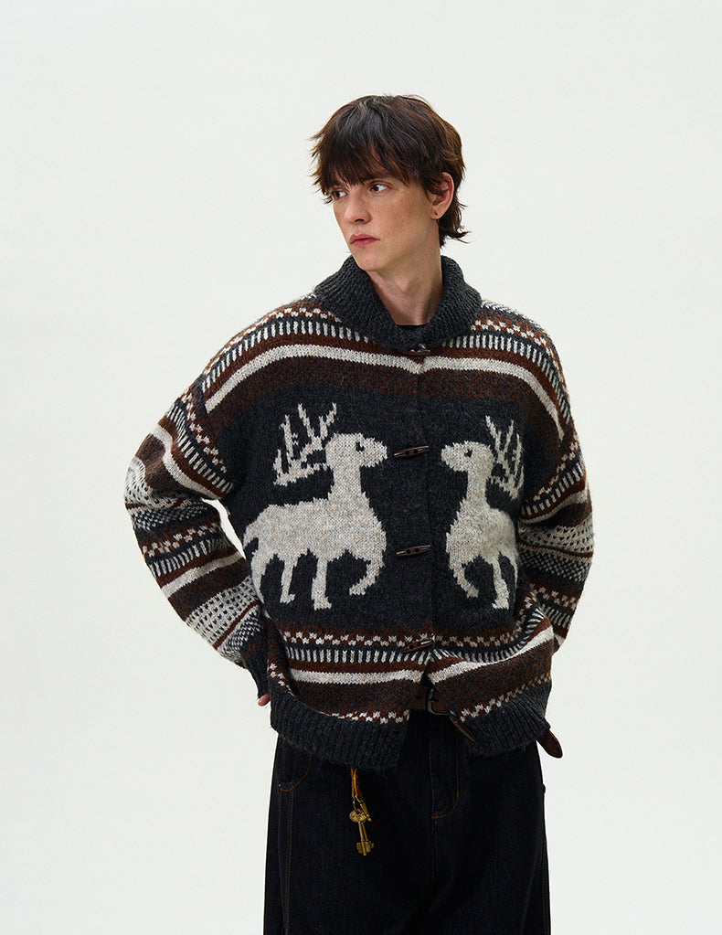 MADWITCH FAIR ISLE KNITTED SWEATER #72317