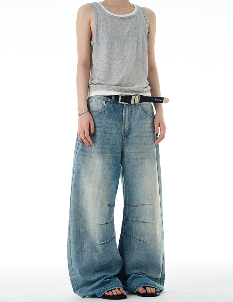 MADWITCH TEXTURED DESIGN JEANS #F9052