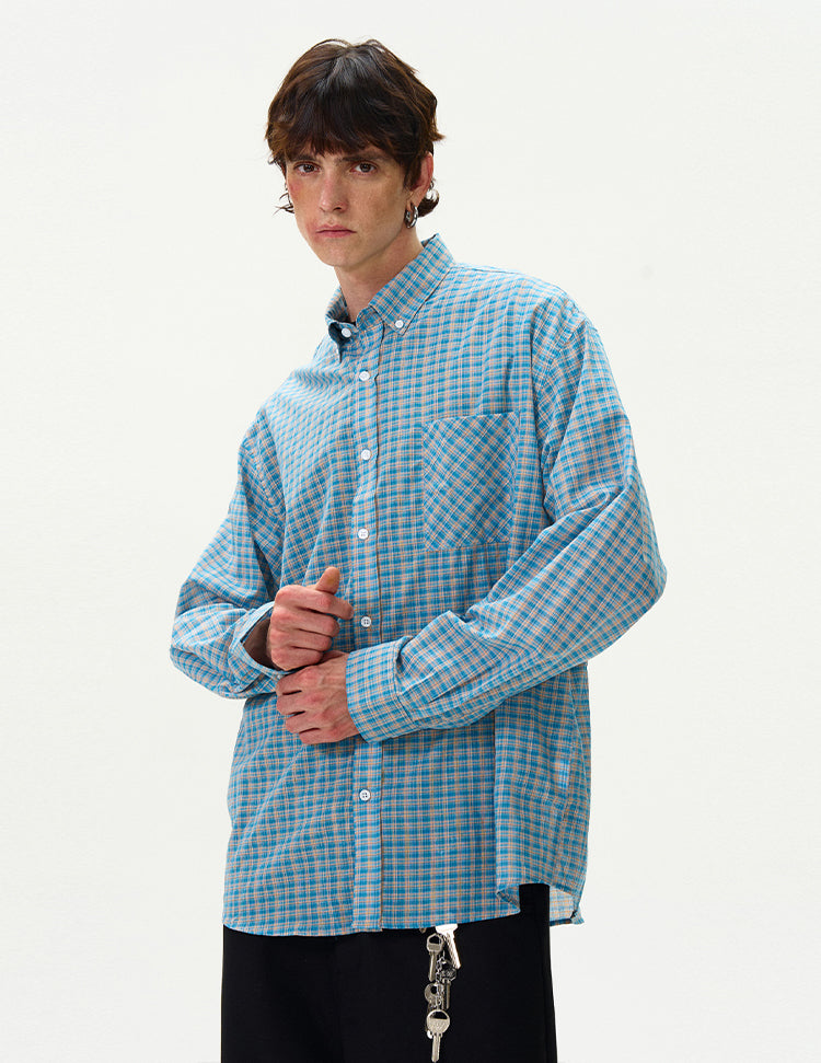 MADWITCH VINTAGE PLAID SHIRT #NR4269