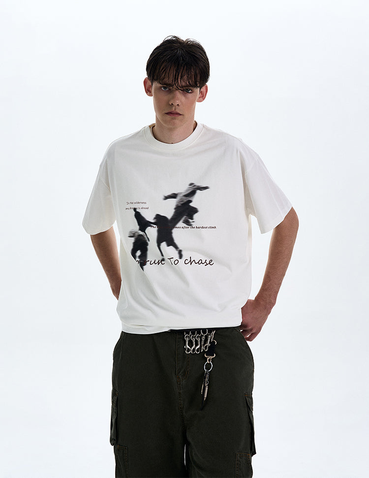 MADWITCH STREET STYLE PRINT TEE #RT196