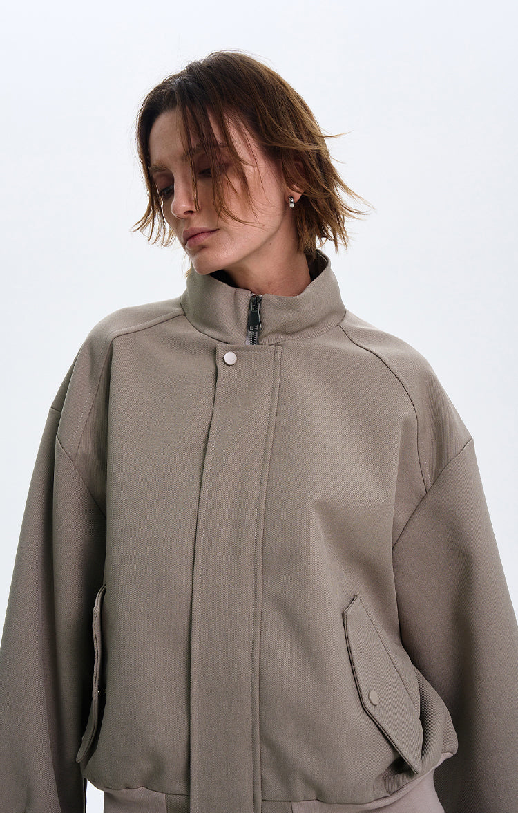 MADWITCH LOOSE STAND COLLAR JACKET #246006