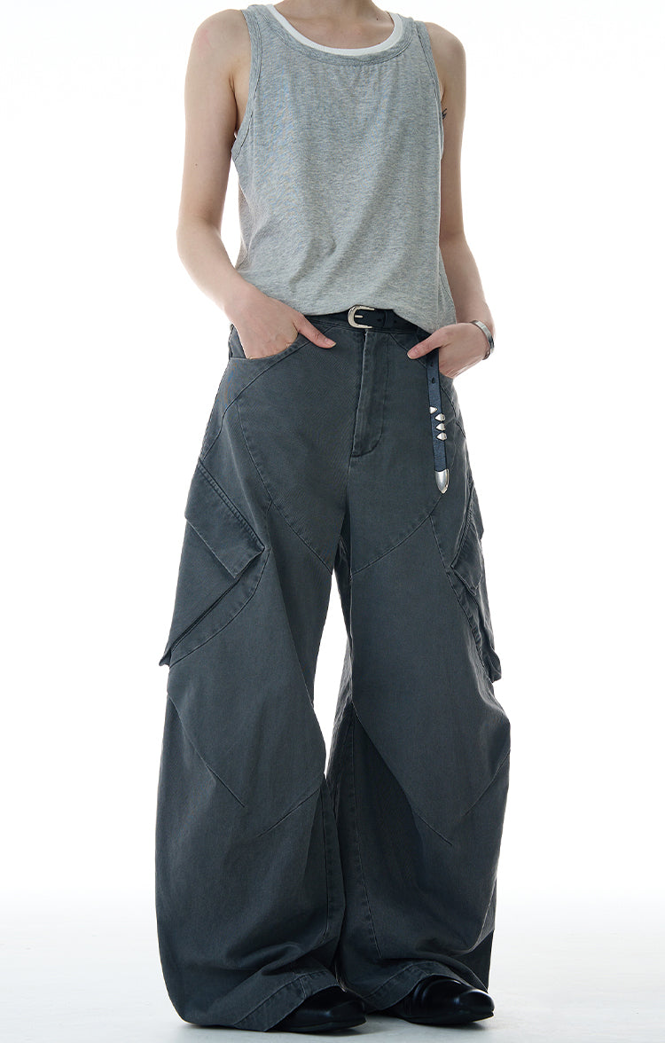 MADWITCH OVERSIZE WORK PANTS #A602
