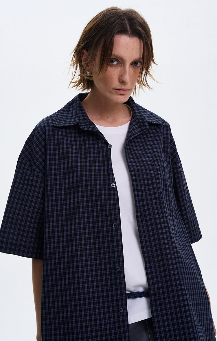MADWITCH CHECKERED SHIRT JACKET #L817