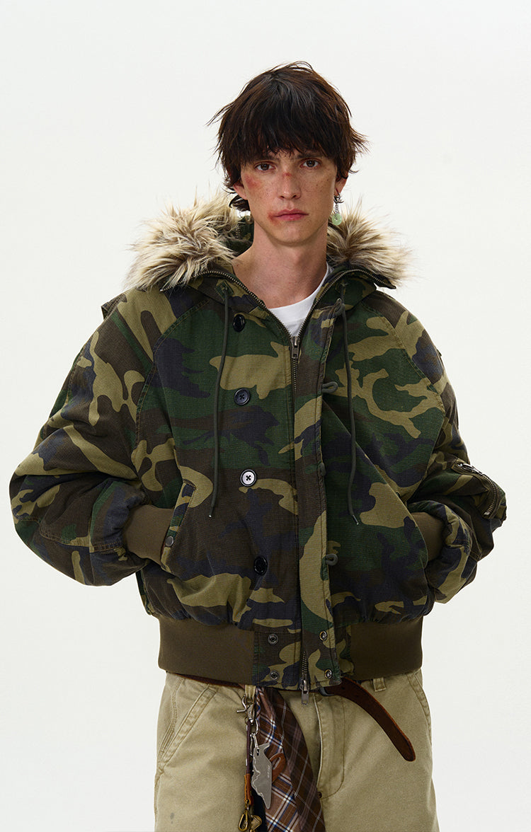 MADWITCH VINTAGE CAMO JACKET #WL4447