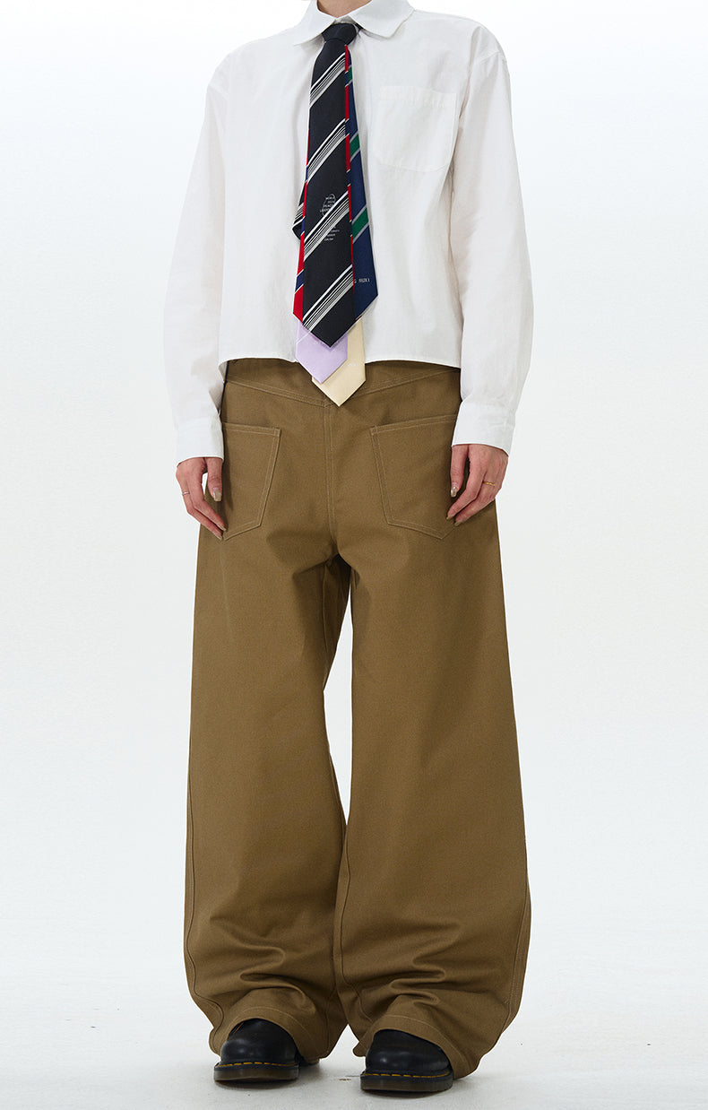 MADWITCH INVERTED SIMPLE CASUAL PANTS #L528