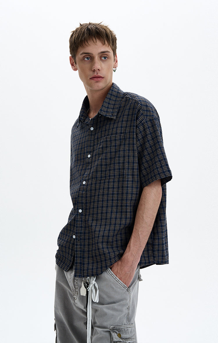 MADWITCH CONTRAST COLLAR SHIRT #CR230/CR232