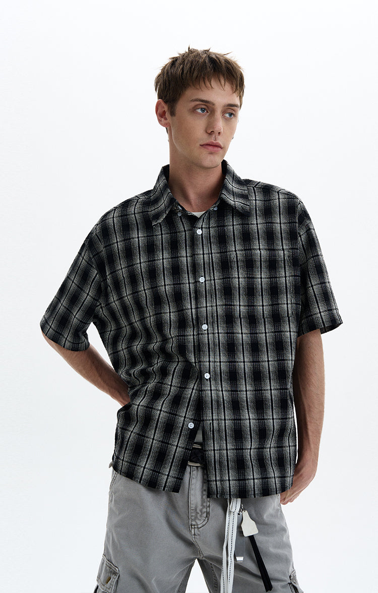 MADWITCH VINTAGE CHECK SHIRT #CR226