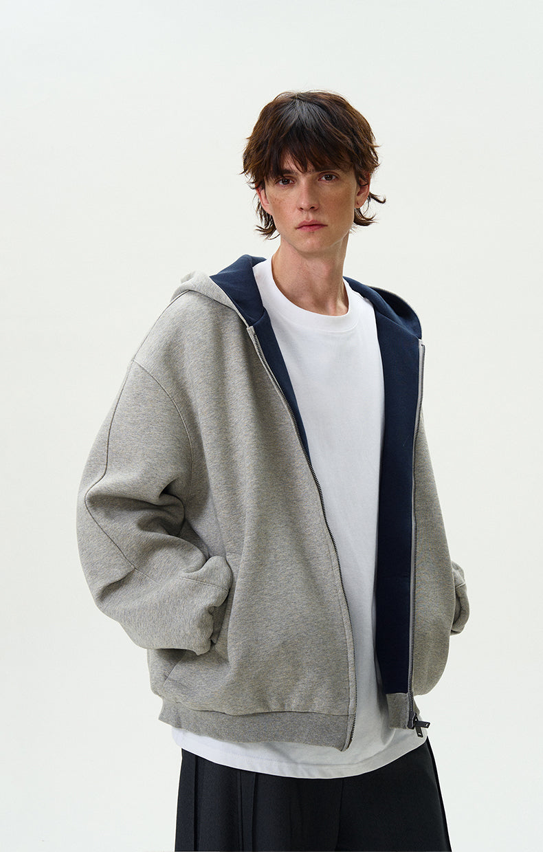 MADWITCH COLOR-BLOCK HOODED SWEATSHIRT #L582