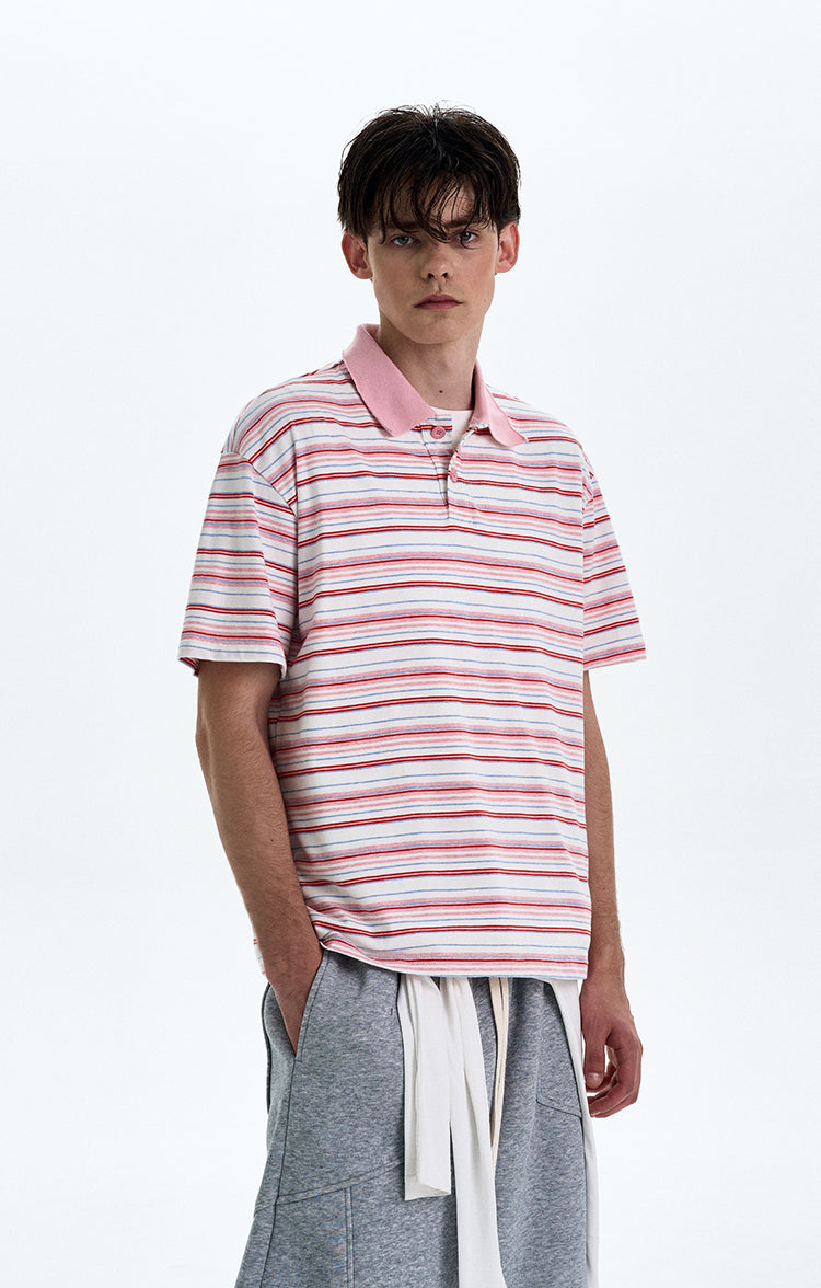 MADWITCH COLORBLOCK POLO SHIRT #C036