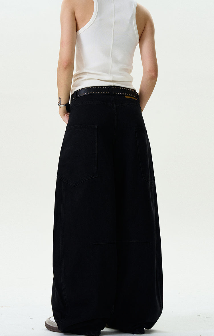 MADWITCH SIMPLE WIDE-LEG PANTS #L497