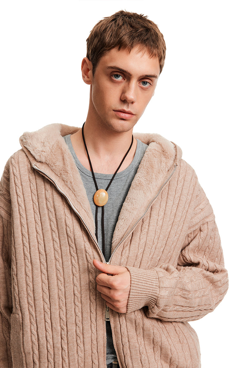 MADWITCH TWIST SHEAR COAT #MF3395