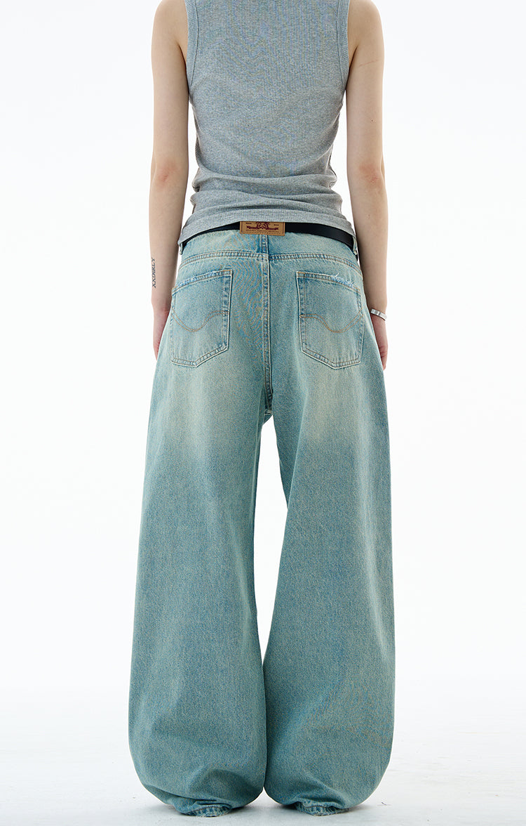 MADWITCH DISTRESSED STRAIGHT DENIM #CK9651