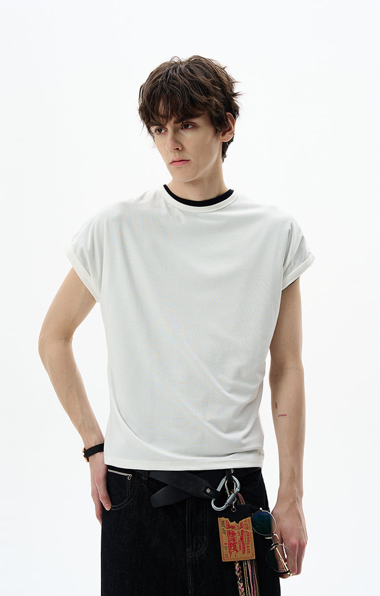 MADWITCH WING-SLEEVE STRUCTURED TEE #27342