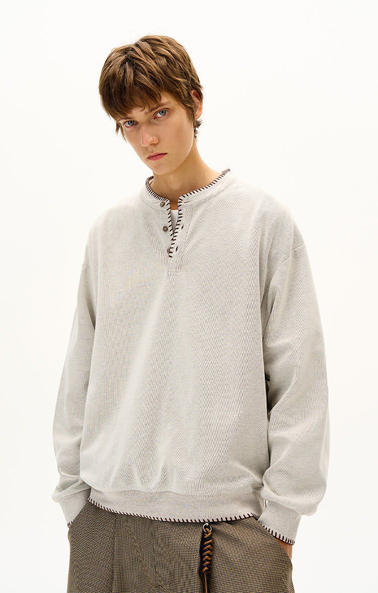 MADWITCH UNISEX RELAXED FIT CASUAL LONG SLEEVE #C258Q25