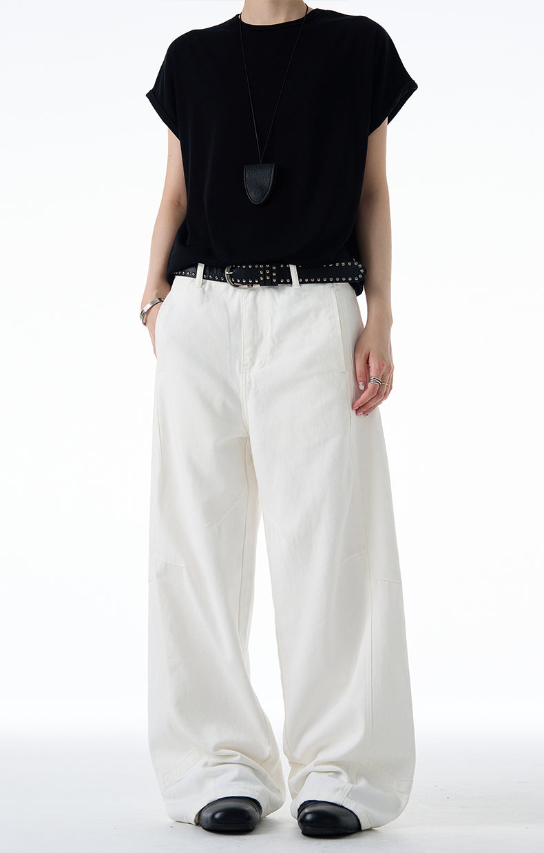 MADWITCH DISTRESSED WIDE LEG PANTS #CK3539