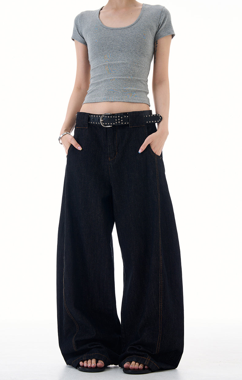MADWITCH RELAXED FIT CLEAN DENIM PANTS #G6480