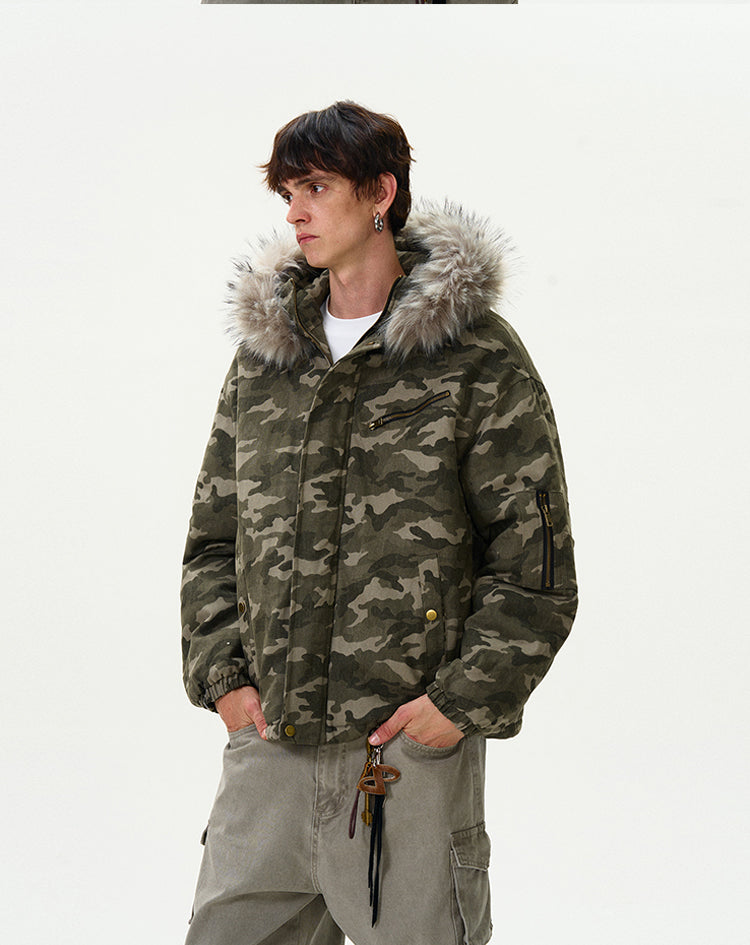 MADWITCH CAMO WORKWEAR COTTON JACKET #MY116