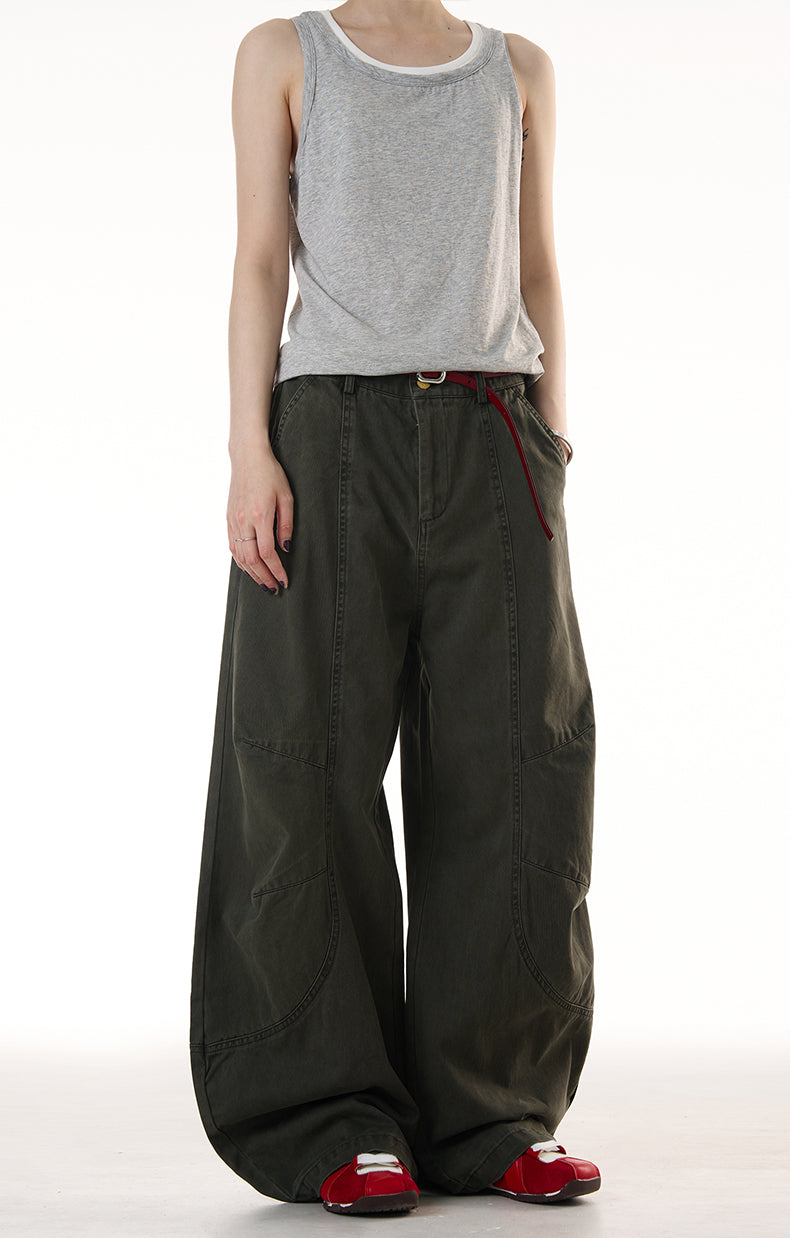 MADWITCH HIGH STREET WIDE LEG PANTS #CK6688