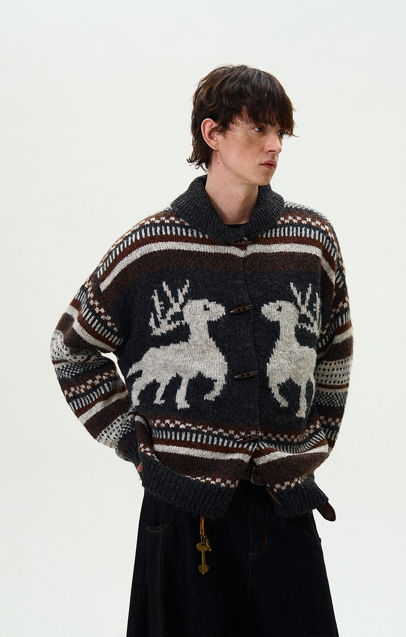 MADWITCH FAIR ISLE KNITTED SWEATER #72317