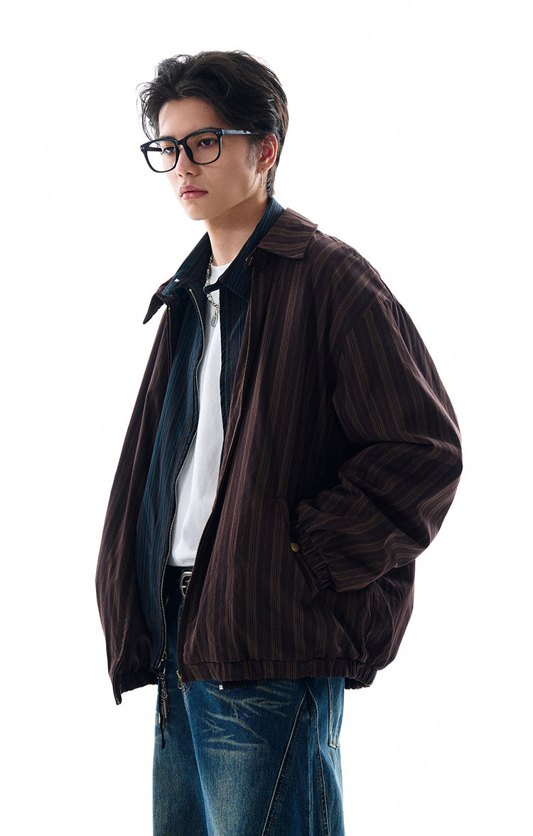 MADWITCH LOOSE STRIPED JACKET #W202