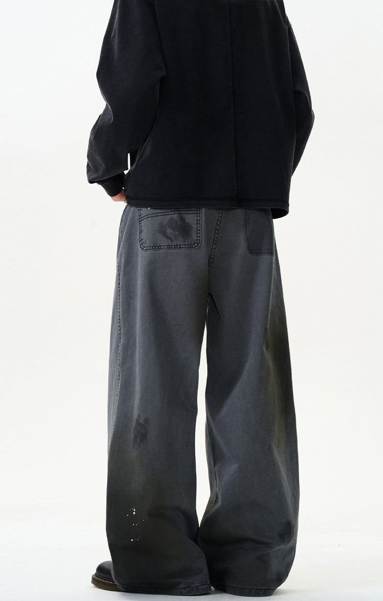 MADWITCH STRAIGHT-LEG WIDE-LEG JEANS #CK9332