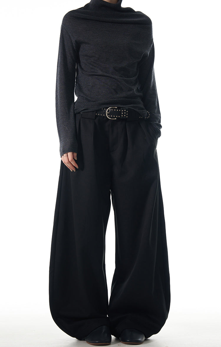 MADWITCH MINIMALIST LOOSE-FIT TROUSERS #CK6611