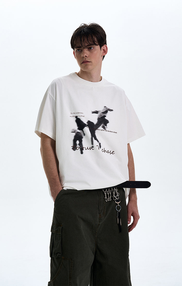 MADWITCH STREET STYLE PRINT TEE #RT196